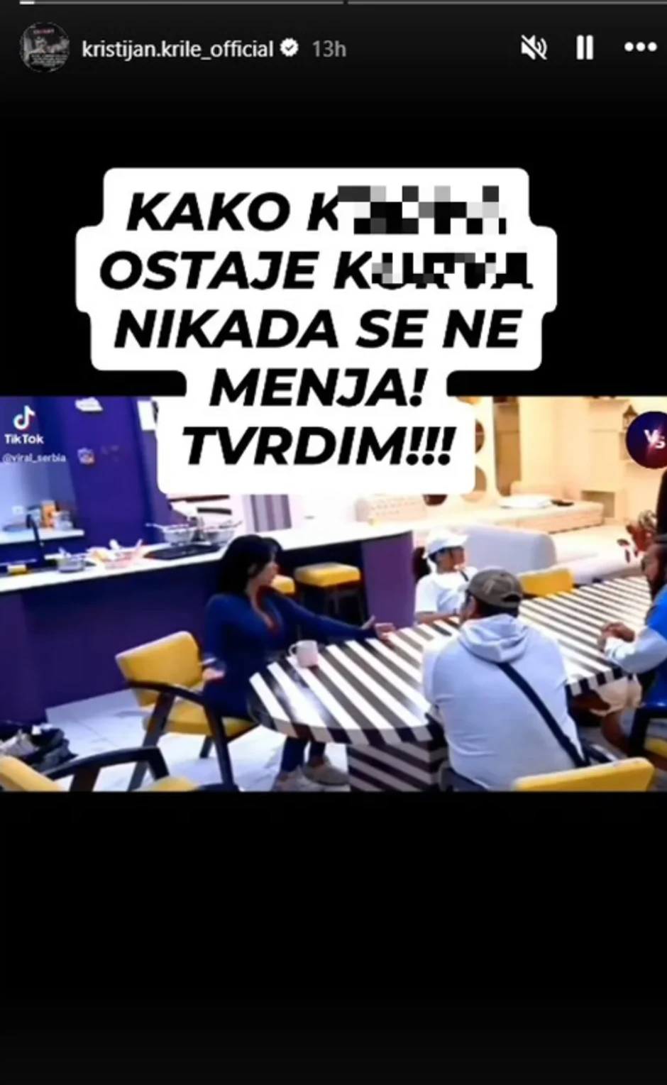 Kristijan Golubović žestoko udario na Staniju, objavio i sporni snimak