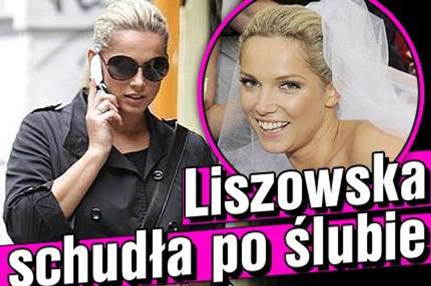 Liszowska schudła po ślubie!