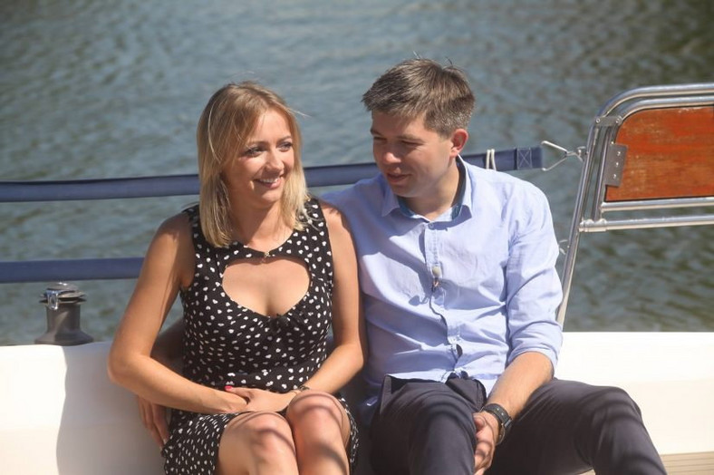 Kadr z programu "Rolnik szuka żony" - Natalia i Paweł