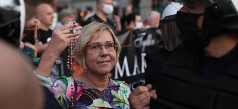 Kurator Barbara Nowak przeciw Marszowi Równości. Wzięła udział w kontrmanifestacji