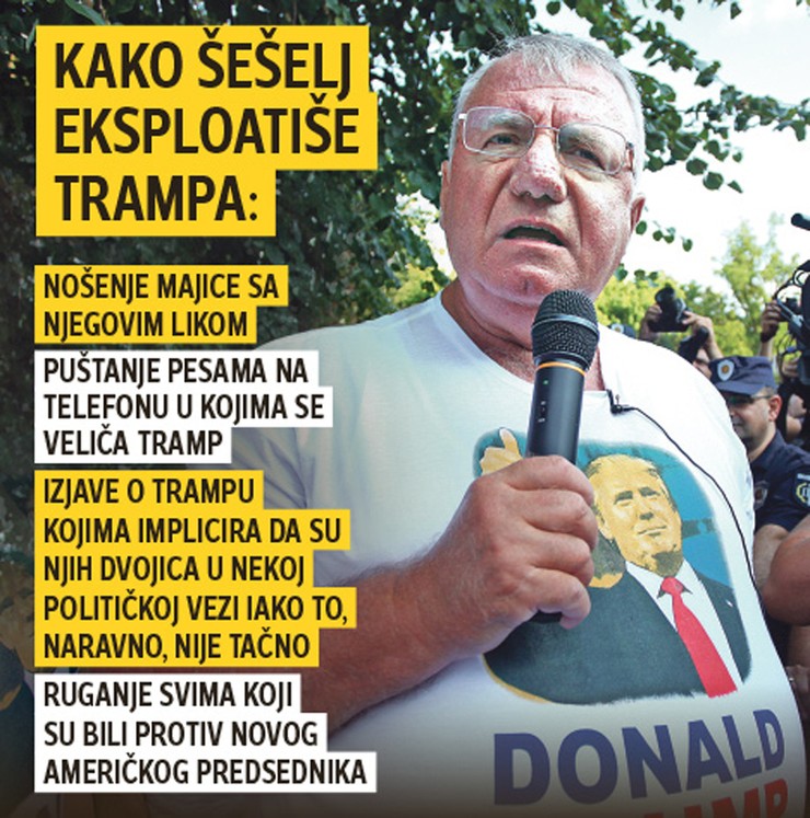 grafika odnos vojislav seselj donald tramp foto RAS