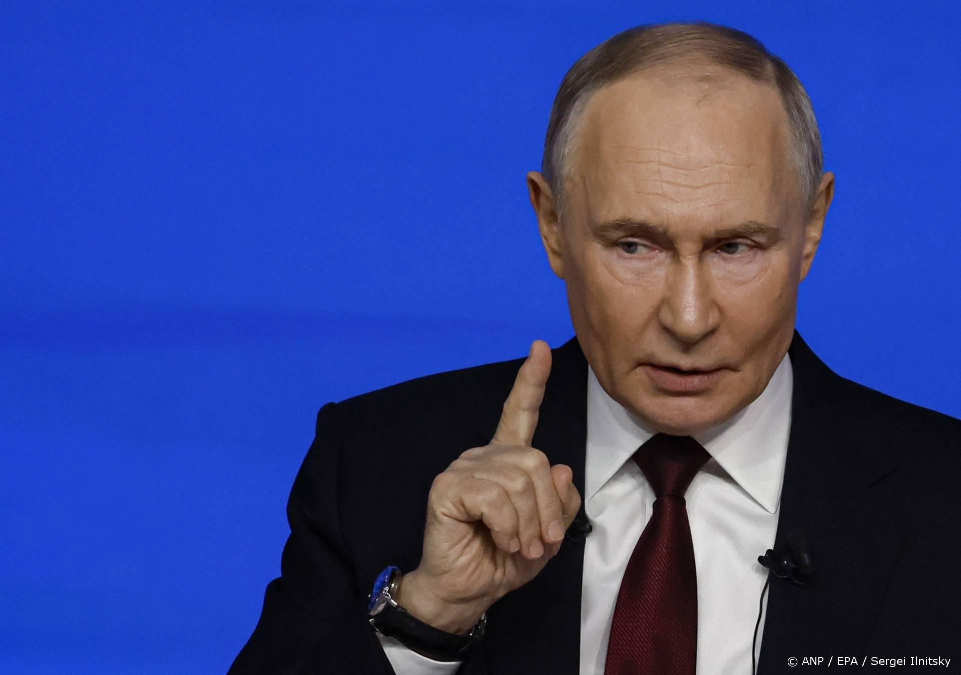 Poetin: Wapenstilstand alleen bij verkiezingen met Russische controle