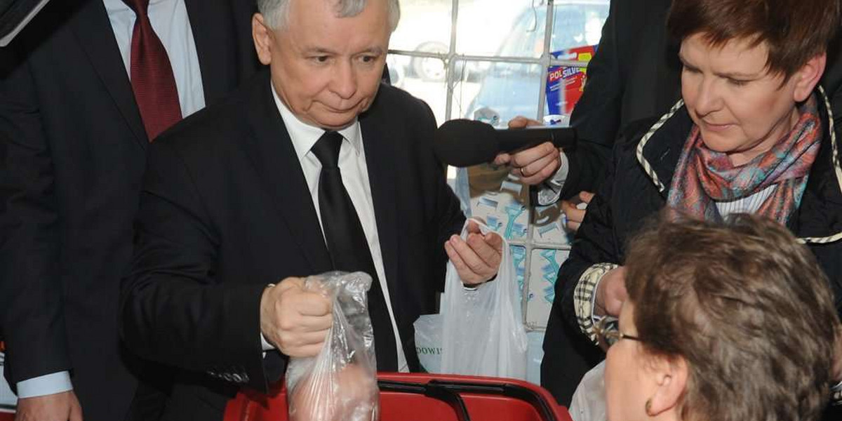 Kaczyński znowu ruszył na zakupy