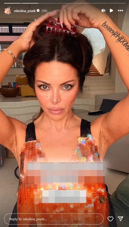 Nikolina Pišek pušta dlake ispod pazuha