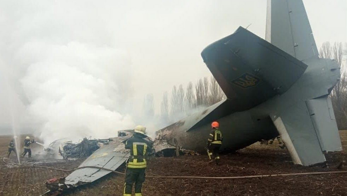 Wojna Rosja-Ukraina. Zestrzelony ukraiński samolot. Nie żyje pięć osób