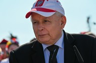 Prezes PiS Jarosław Kaczyński podczas pikniku rodzinnego w Woli Rzędzińskiej. 16.07.2023 r.