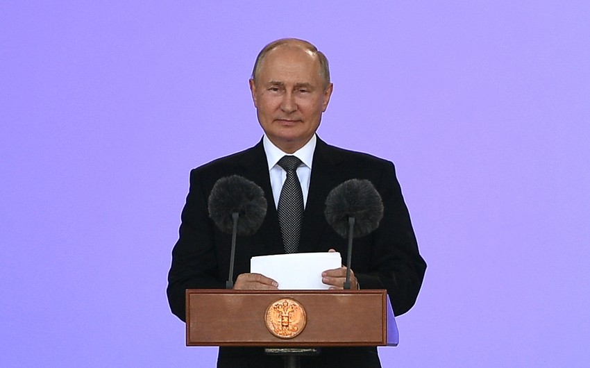 Vladimir Putin na ceremoniji otvaranja vojnog foruma Vojska 2022 u Kubinki