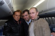 Silvio Berlusconi, Dmitrij Miedwiediew i Władimir Putin