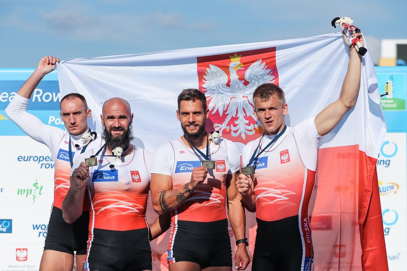 Mateusz Wilangowski (30 l.), Mikołaj Burda (39 l.), Marcin Brzeziński (37 l.), Michał Szpakowski (32 l.) to jedna z kilku osad wioślarskich z szansami na medal.