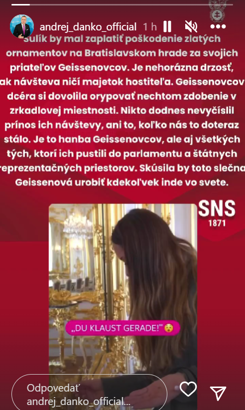 Andrej Danko si podal Richarda Sulíka. 