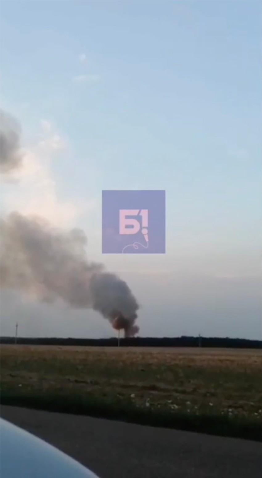 Požar u ruskom skladištu municije kod grada Timonovo u Belgorodskoj oblasti 18. avgusta