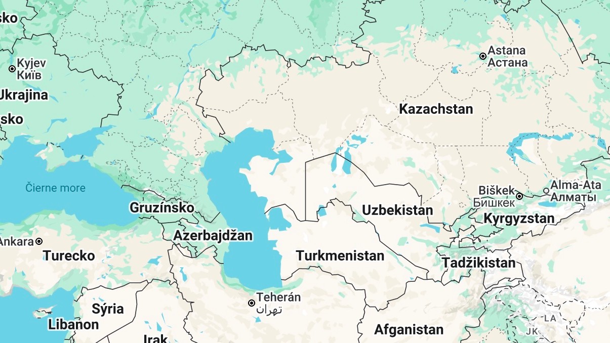 Mapa regiónu