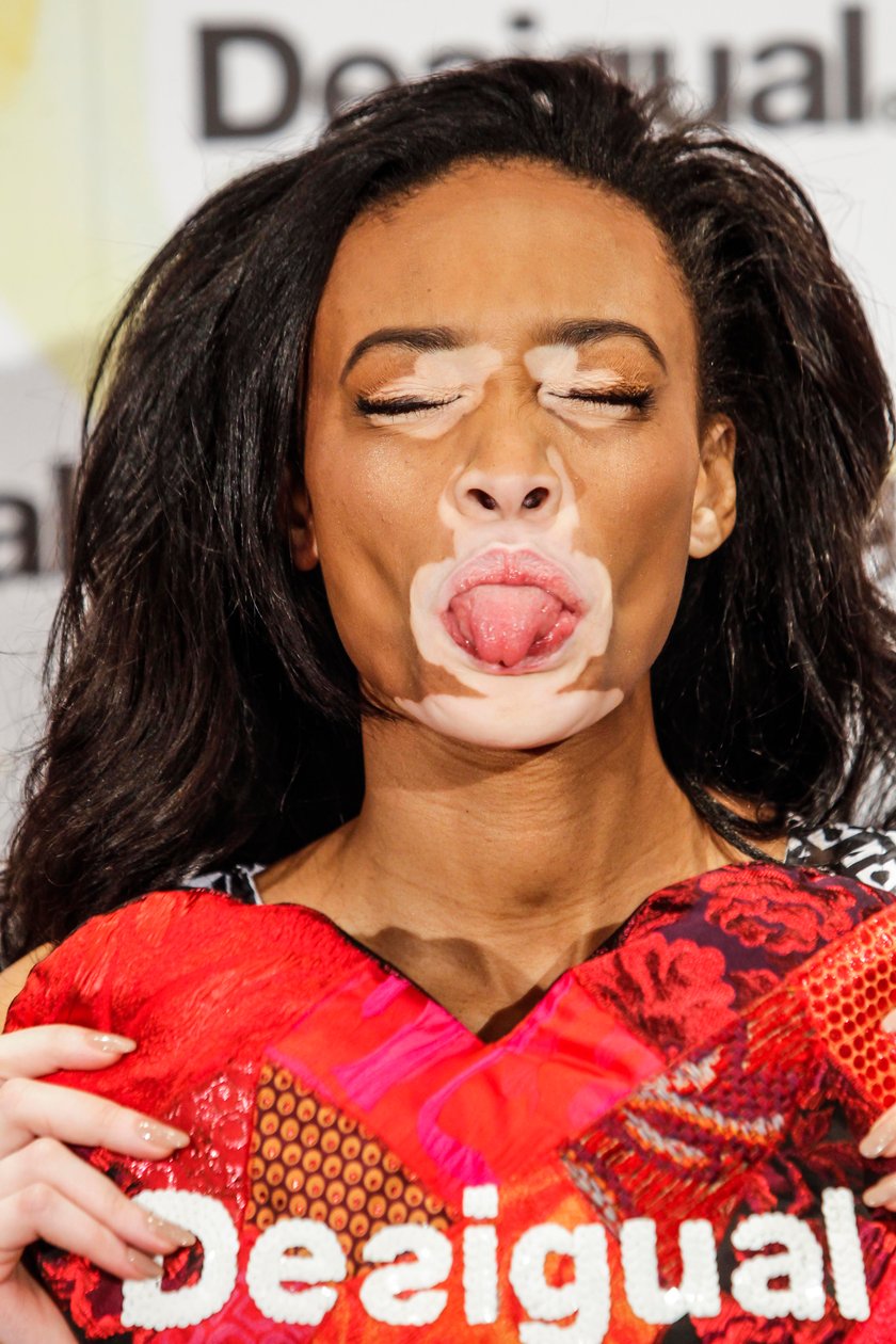 Chantelle Winnie na imprezie Desigual w Madrycie