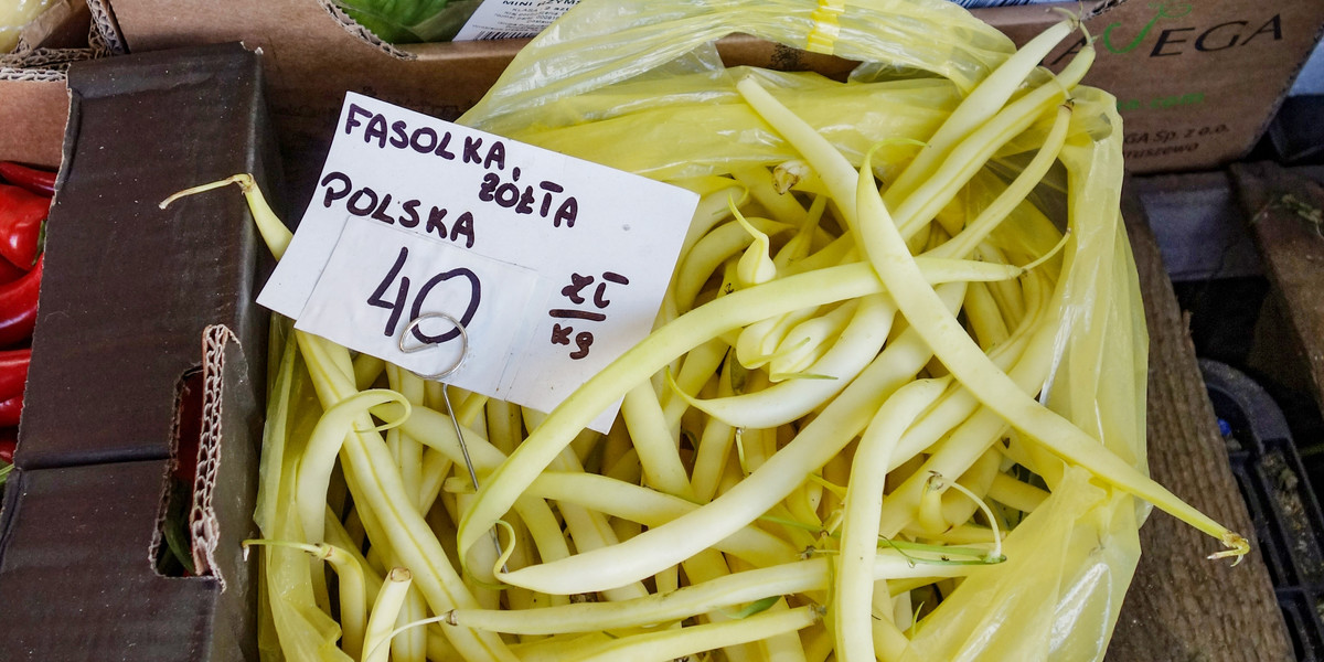 Urosła fasolka, urosły także jej ceny!