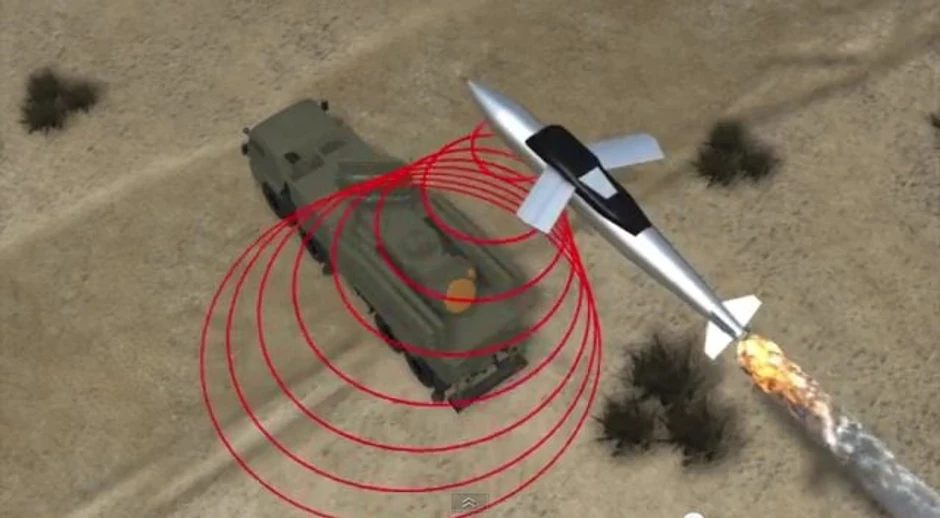 "Boingova" letelica šalje mikrotalase na vojno vozilo