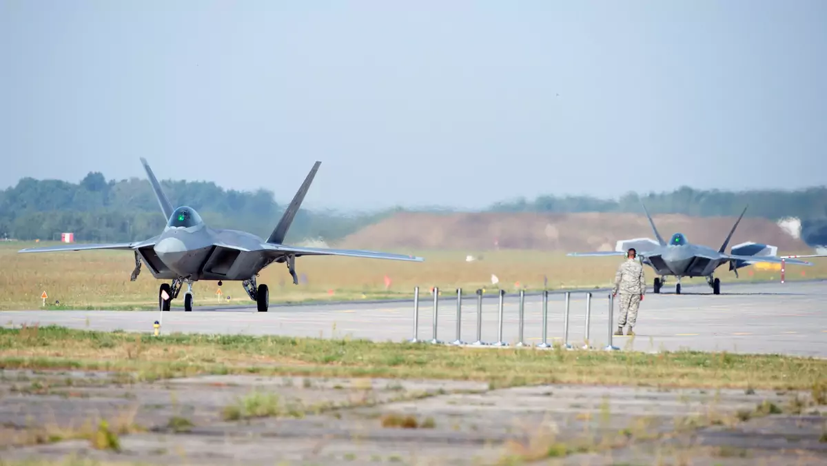 Najlepsze myśliwce świata, F-22 Raptor wylądowały w Polsce