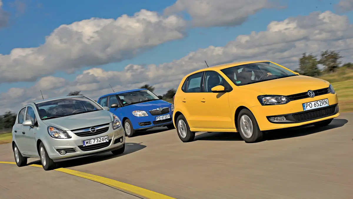 Opel Corsa D, Škoda Fabia II i VW Polo V – porównanie