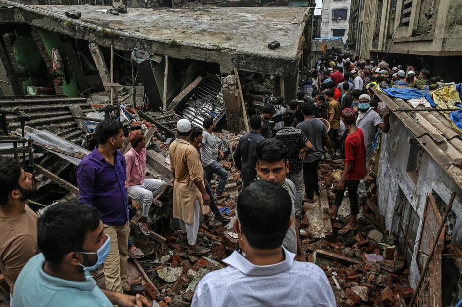 Rušenje zgrade u predgrađu Mumbaja