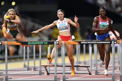 Pia Skrzyszowska zahaczyła o płotek. Finał mistrzostw świata nie dla Polki