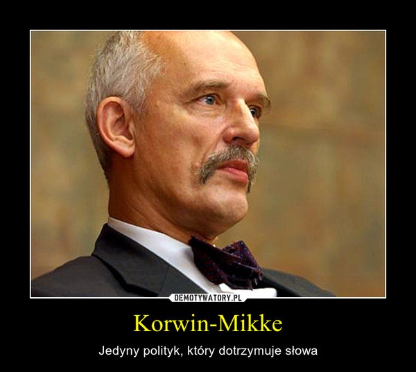 Janusz Korwin-Mikke uderzył Michała Boniego - reakcja internautów