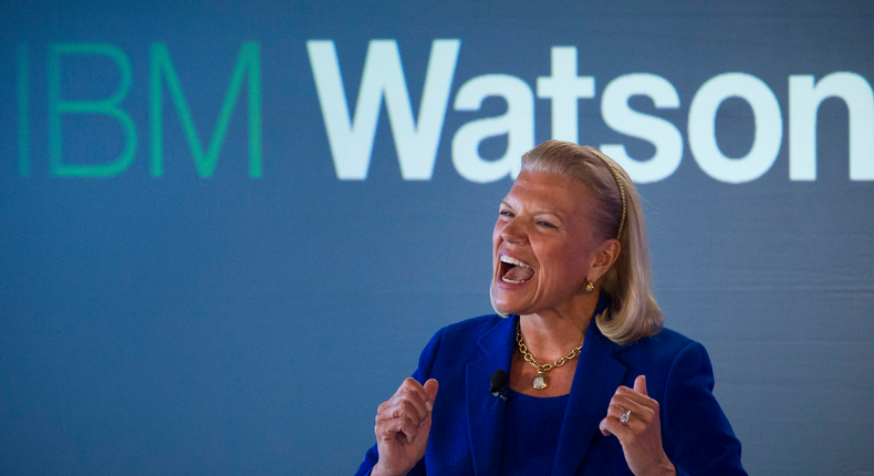 IBM's CEO, Ginny Rometty.