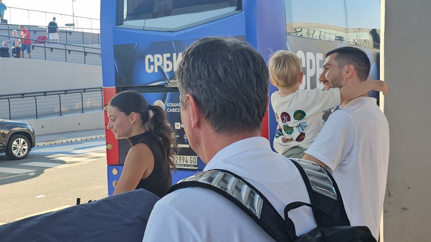 Ognjen Dobrić sa sinom