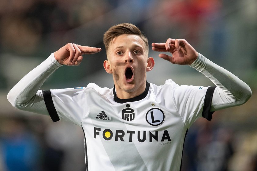 Pilka nozna. Lotto Ekstraklasa. Legia Warszawa - jagiellonia Bialystok. Warszawa 2019.04.03