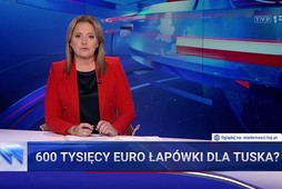 Screen z wydania Wiadomości z 19 października 2022