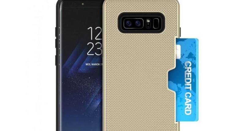 Leaked renders of the Galaxy Note 8 in a case show dual camera and a better location for the fingerprint scanner.