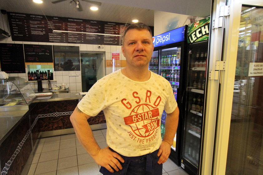 Mariusz Wiśniewski, właściciel „Baru Wiking” w  Kołobrzegu