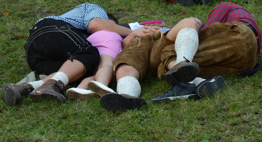 Opici piwskiem na Oktoberfest