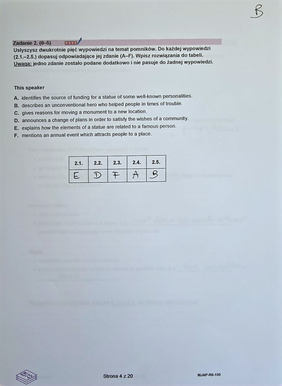 Matura 2024. Język angielski - poziom rozszerzony [ARKUSZE CKE i ODPOWIEDZI]