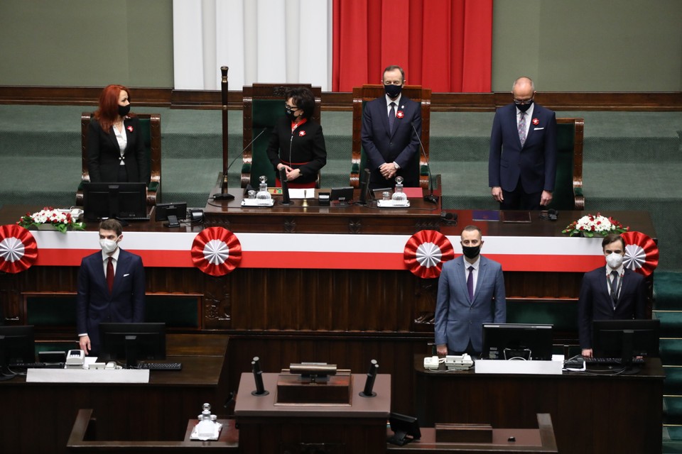 Uroczyste rozpoczęcie polsko-litewskiego zgromadzenia parlamentarzystów