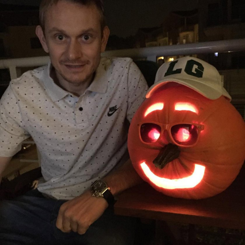 Sebastian Mila już gotowy na Halloween!