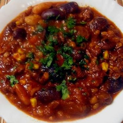 Chili con carne gerslivel