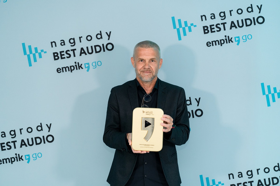 Artur Nowak, zwycięzca 3. edycji Nagród BEST AUDIO Empik Go