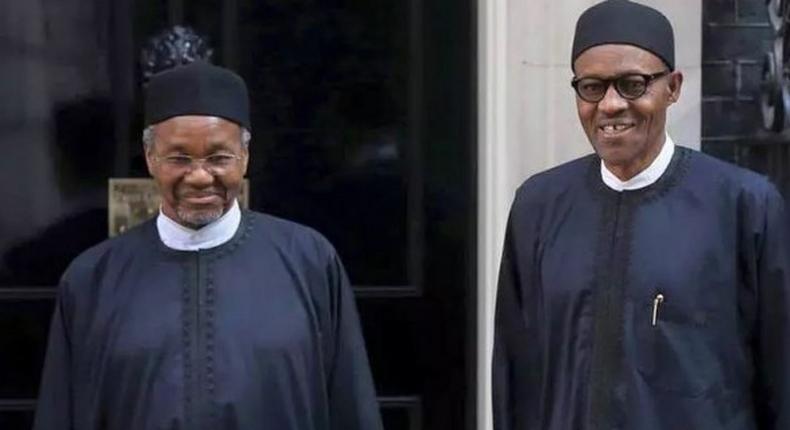 77-year-old President Buhari (right) is 80-year-old Mamman Daura's uncle [Daily Nigeria]