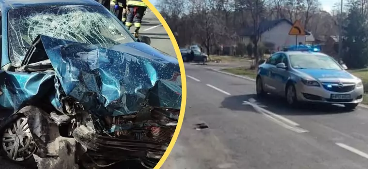 Wymusił Daewoo pierwszeństwo i nie żyje. Policja pokazuje zdjęcia ku przestrodze