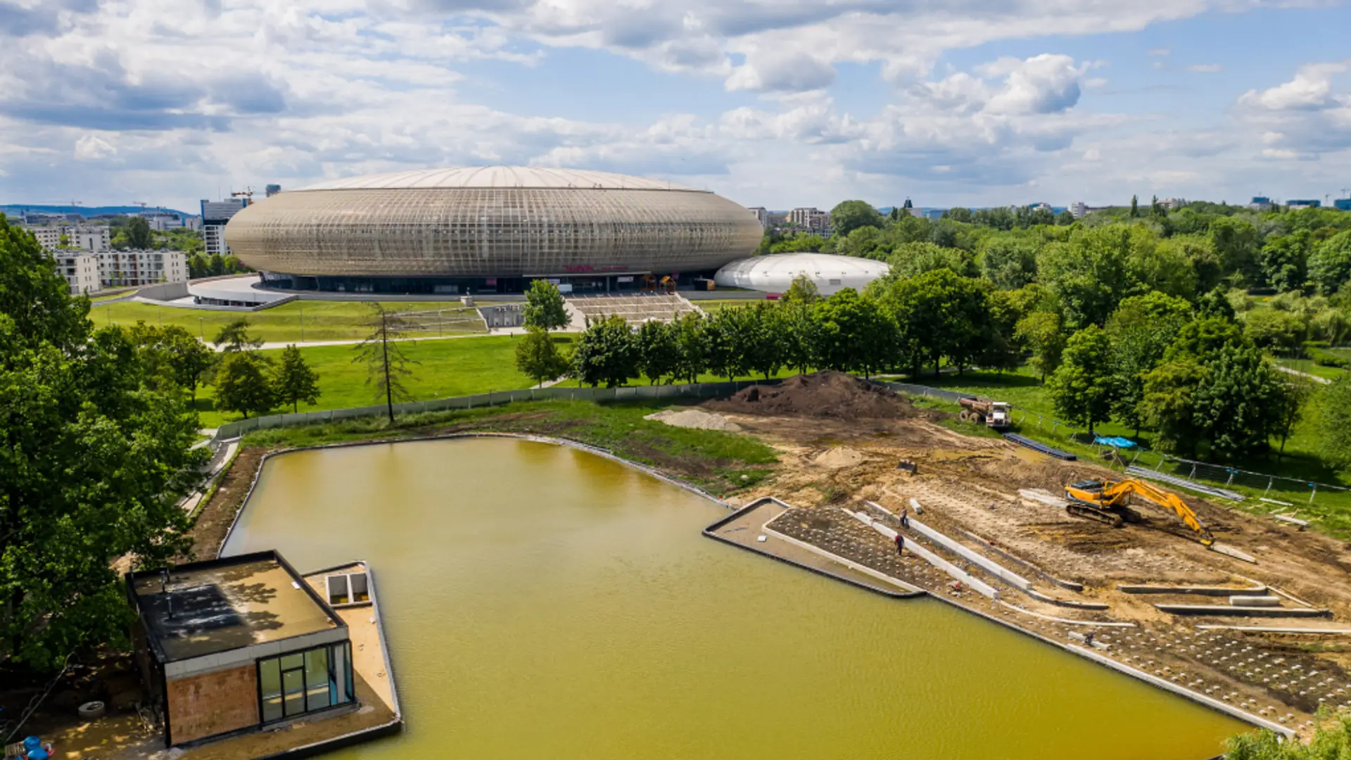 Deszczówka z hali Tauron Arena nie będzie marnowana. Bardzo potrzebny projekt