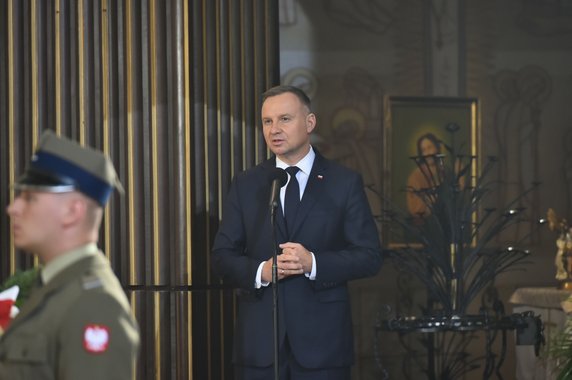 Pogrzeb Franciszka Pieczki: Andrzej Duda 