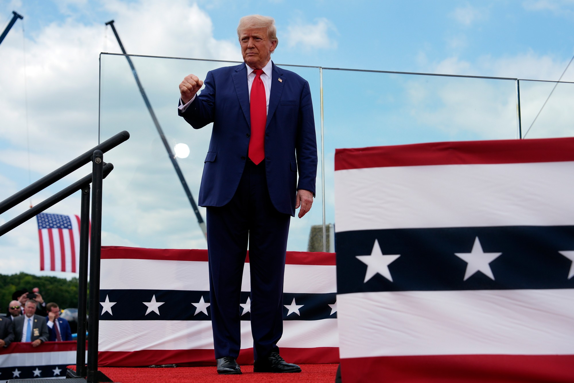 Republikánsky prezidentský kandidát Donald Trump.