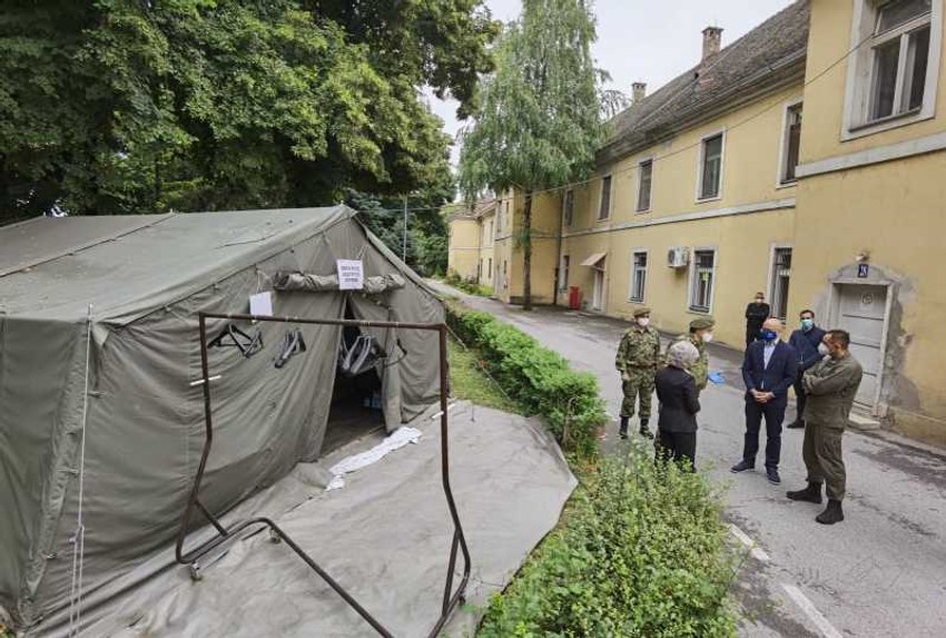 Vojnomedicinski centar Novi Sad, kovid bolnica 