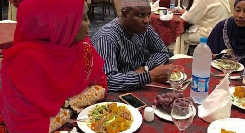  Aminu Waziri Tambuwal and his new bride, Mairo Mustapha Balarabe