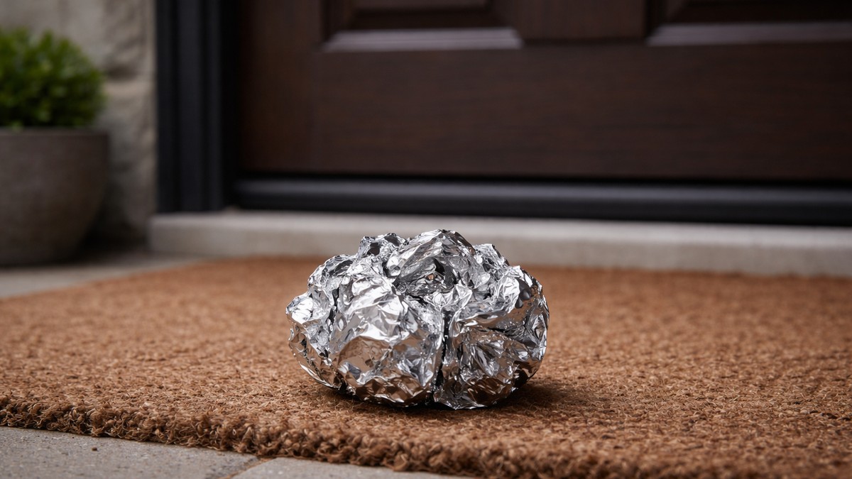 Loptica od aluminijumske folije