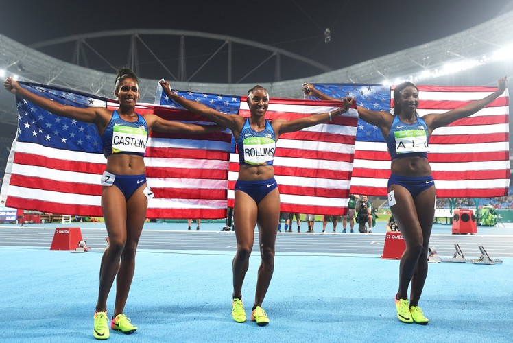 Brianna Rollins, Nia Ali i Kristi Castlin