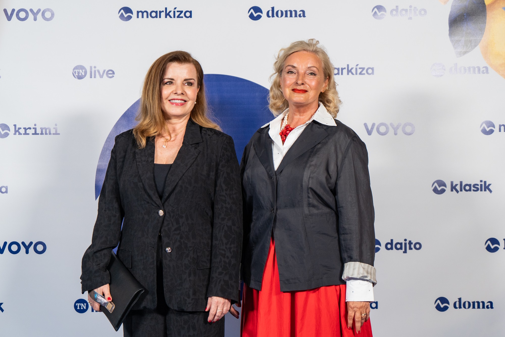 Letná párty TV Markíza Zuzana Tlučková a Eva Pavlíková.