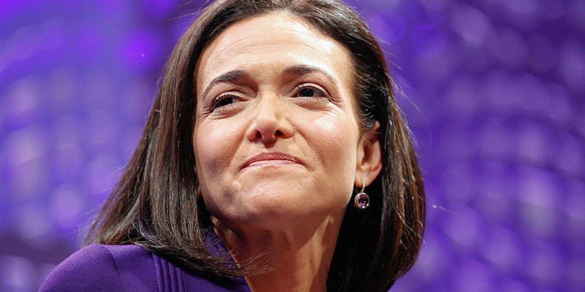 Facebook chief operating officer Sheryl Sandberg.