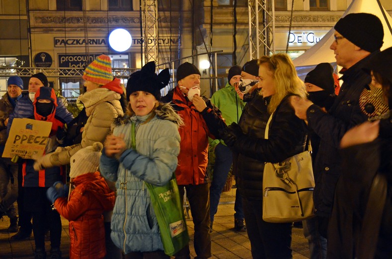 Protest w Rybniku. Zdj. Mateusz Szumilas, rybnik.com.pl