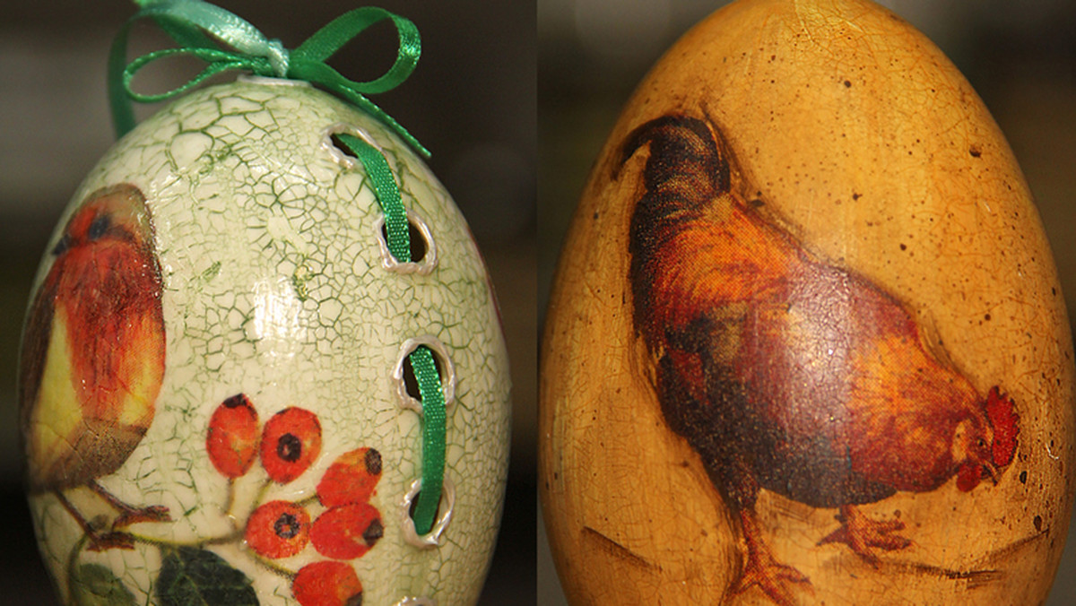 Pisanki zdobione ręcznie decoupage przykłady i inspiracje Dom