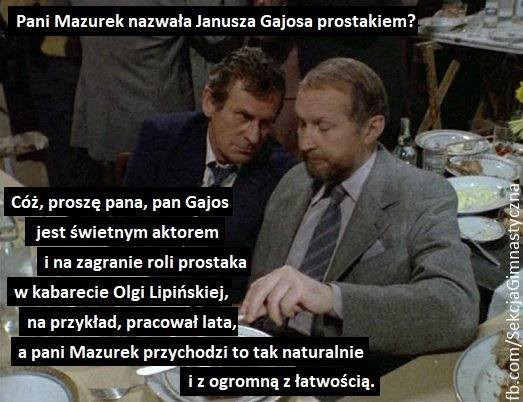 Janusz Gajos bohaterem memów